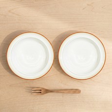 시라쿠스 메이플 원형접시, 코지레드, 2개
