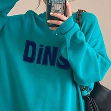 DINO 레터링 트랜지션 임산부 루즈핏 맨투맨