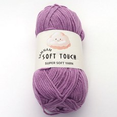삼남뜨개실 소프트터치 아크릴실 100g, 35 퍼플, 1개