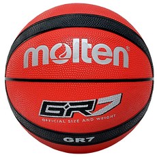 몰텐 고무 실내외겸용 농구공, BGR7-RK, 1세트