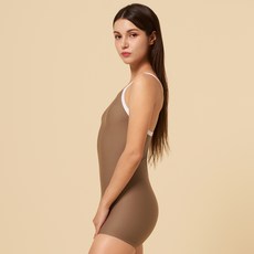 Rally 女性基本款二分連身肩帶V字美背泳裝 PSLH107