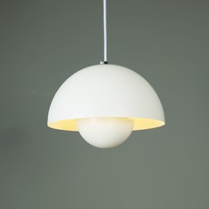 花朵單燈照明, 白色