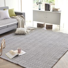 可水洗格紋泡泡紗絎縫地墊