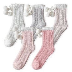 櫻桃色孕婦睡眠襪5件組 D25, 1組