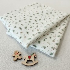 슈슈룸 크리스마스 윈터 코듀로이 원단, 윈터 포레스트, 1개