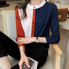 LUNA GIRL Tarin 亨利領襯衫