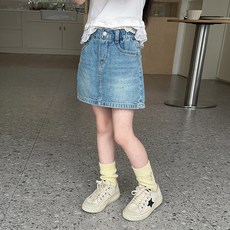 BabyMax 口袋蝴蝶結牛仔裙