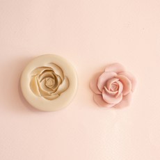 ANGLE THING 單孔普羅旺斯玫瑰花石膏擴香矽膠模具, 2個