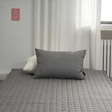 REONA Elia四季用方格薄墊, 炭灰色