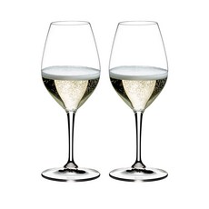 리델 비늄 샴페인 와인 글라스 6416/58, 2개
