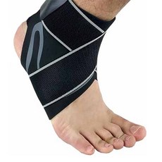 HIT MONSTER 纖薄雙重加壓型腳踝保護帶 右腳用, 右腳