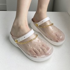 放鬆女款Crocs低筒涼鞋, 白色的, 250