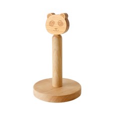 Market感性 熊貓公仔造型廚房紙巾架 短款, 單一顏色, 1個