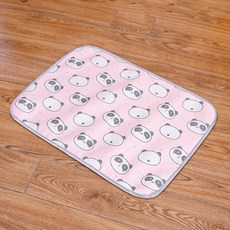 Daysoy 貓咪圓形卡通四季坐墊/睡墊, 02熊貓, 1個