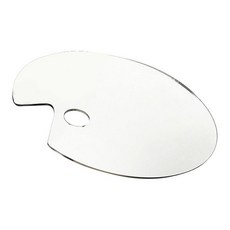 Edenstool 壓克力透明橢圓形調色盤 30 x 40 公分 2 公釐, 一格, 1個