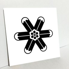 HTP 傳統圖案磁磚 花朵圖案 K0991 9681, 1個