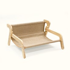 PET Morning 貓咪躺臥貓抓板吊床, 1個, 米色