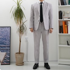 팀스핏 남성용 빅사이즈 캐주얼 정장 자켓 + 바지 세트