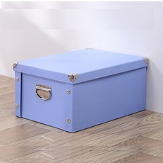 風格紙生活盒 38 x 25 x 23cm, 04藍色, 1個