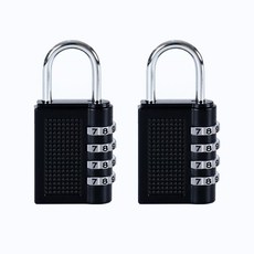 ROJI 4 撥號密碼鎖, 黑色, 2個