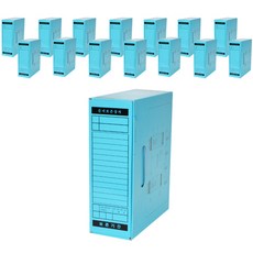 ECO Chungwoon 文件收納箱, 天空藍, 15個