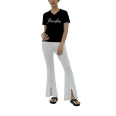 안다로미 여성용 엘프 부츠컷 롱팬츠