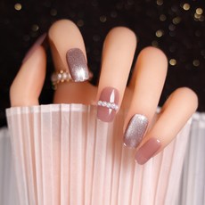 마켓감성 펄 오브젝트 네일팁 24p, NO 7, 2개