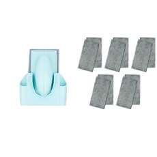 문교 멀티지우개 + 자석 거치대 + 지우개 리필용 10p, 민트