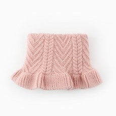 Chanie Bongbong女童款Versi荷葉邊針織圍脖