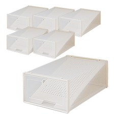 DALPAENGI LIVING 鞋收納盒雙人型, 6個, 透明