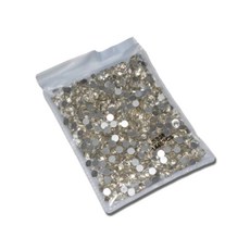 美甲決勝材料 平底圓形水晶飾品 大容量 SS20 1440p, 混色, 1個