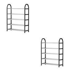 黑色5層門口鞋架 YT_RA1184, 2個