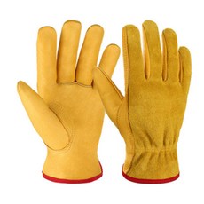 Hoibro工廠防護手套左右套黃色a166