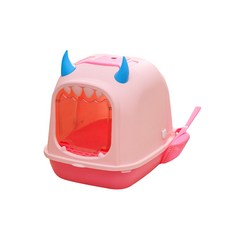 造型貓砂盆 A型, 紅色