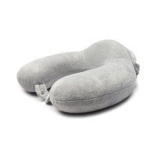 Karnik 素色記憶海綿頸枕, 超細纖維灰色