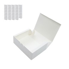 PACKAGE HERO 一次性食品紙盒 白色 中, 50個