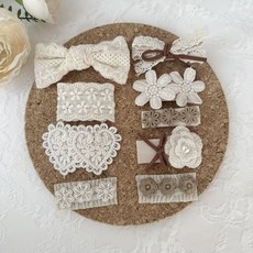 BEASOL 女童針織髮夾組