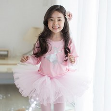 pied a 'terre 女童芭蕾舞者長袖T恤 4509