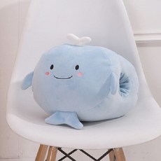 Dasa.com可愛角色握著手午睡枕 A00117, 鯨, 1個