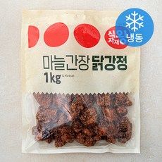 식자재왕 마늘간장 닭강정 (냉동), 1kg, 1개