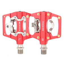 MEROCA 自行車3軸承輕巧的MTB Pyeong踏板防滑釘HG-132, 2個, 紅色