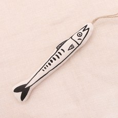 시슨드시마이펫 고양이 장난감 캣닢 애착인형 뾰족한 물고기, 혼합색상, 1개