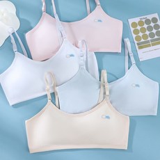 超輕量青少年無縫胸罩 4件組