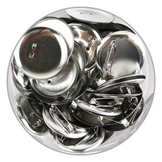 Uniart 5000 胸花套組 36mm, 銀色, 1組