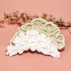 AngleThing 大花瓶天使矽膠模具 230mm, 單色