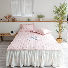 까사스토리 60수 아사 순면 스테이 패드, 핑크