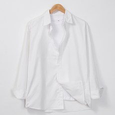 레이먼 남성용 판티 오버핏 오픈 카라 셔츠