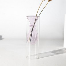 렌피스 파스텔 레이어 유리 화병 A타입, 혼합색상