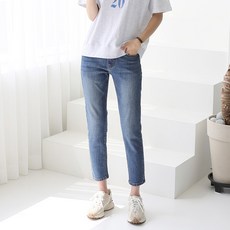 BBAE BBAE 女款直筒棉質9分內搭褲