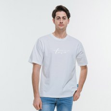 진마니아 남녀공용 통기성 더 레저 오브 라이프 라운드 반팔티 CS2T27